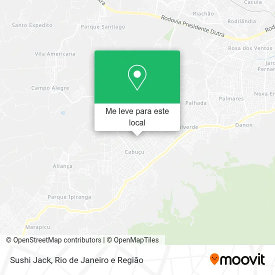 Sushi Jack mapa