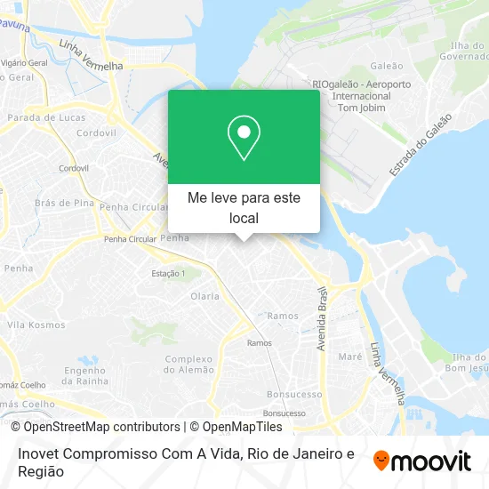Inovet Compromisso Com A Vida mapa