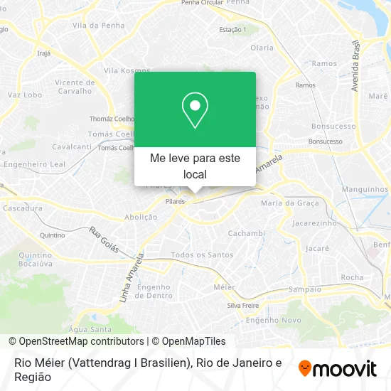 Rio Méier (Vattendrag I Brasilien) mapa