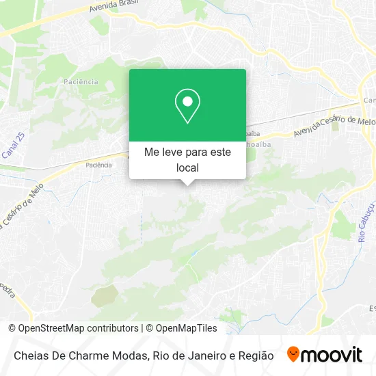 Cheias De Charme Modas mapa