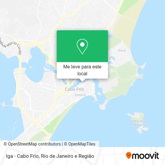 Iga - Cabo Frio mapa