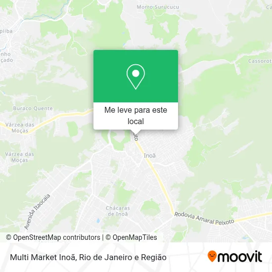 Multi Market Inoã mapa