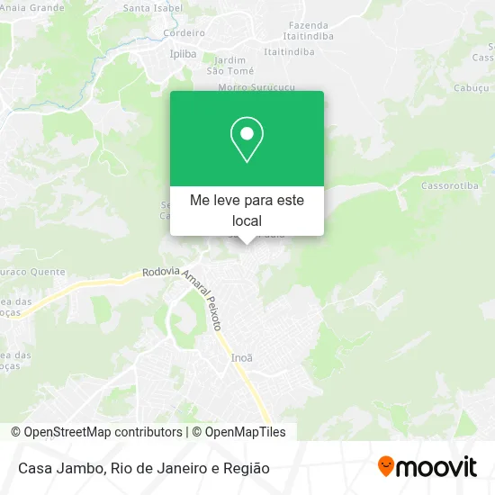 Casa Jambo mapa