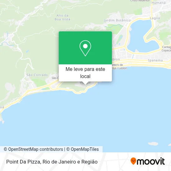 Point Da Pizza mapa