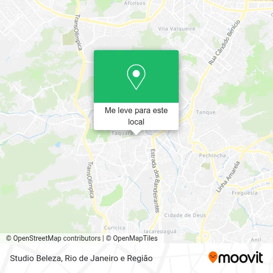 Studio Beleza mapa