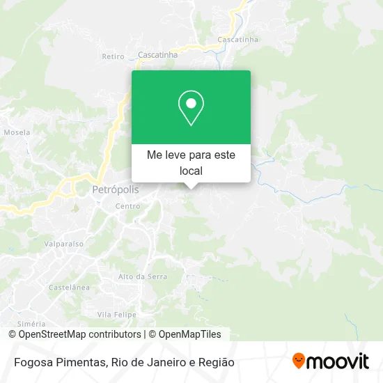 Fogosa Pimentas mapa