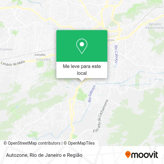 Autozone mapa