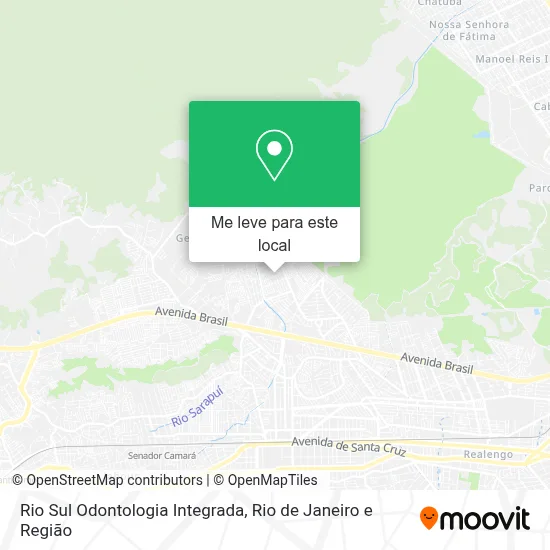 Rio Sul Odontologia Integrada mapa