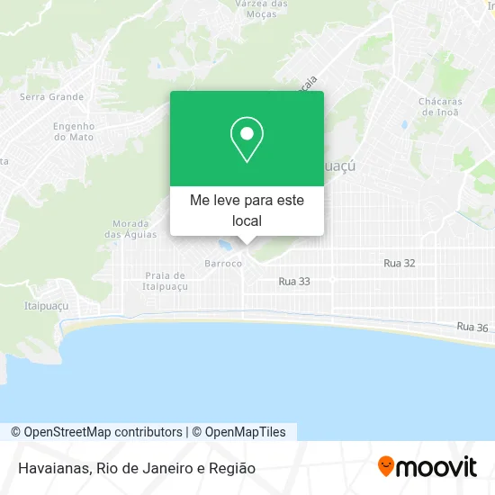 Havaianas mapa