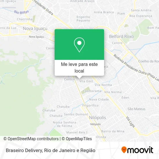Braseiro Delivery mapa