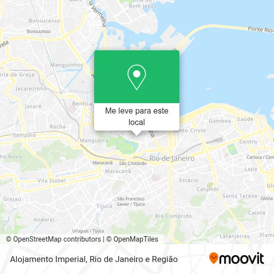 Alojamento Imperial mapa