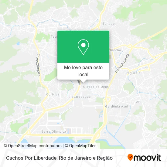 Cachos Por Liberdade mapa
