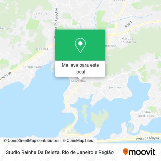 Studio Rainha Da Beleza mapa