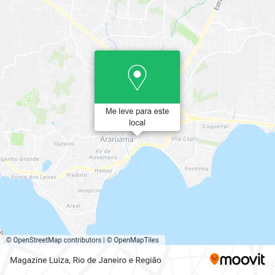 Magazine Luiza mapa