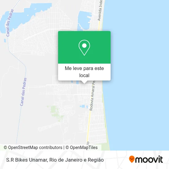 S.R Bikes Unamar mapa