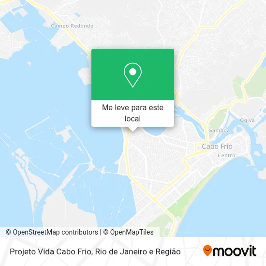 Projeto Vida Cabo Frio mapa