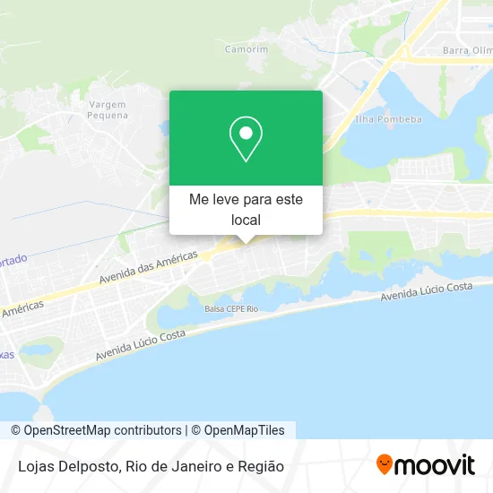 Lojas Delposto mapa