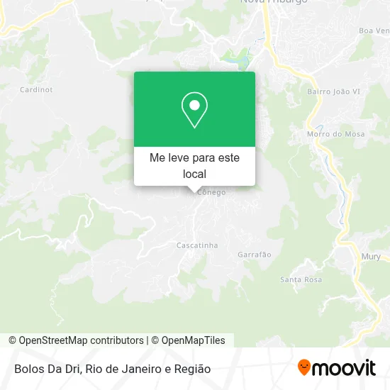 Bolos Da Dri mapa