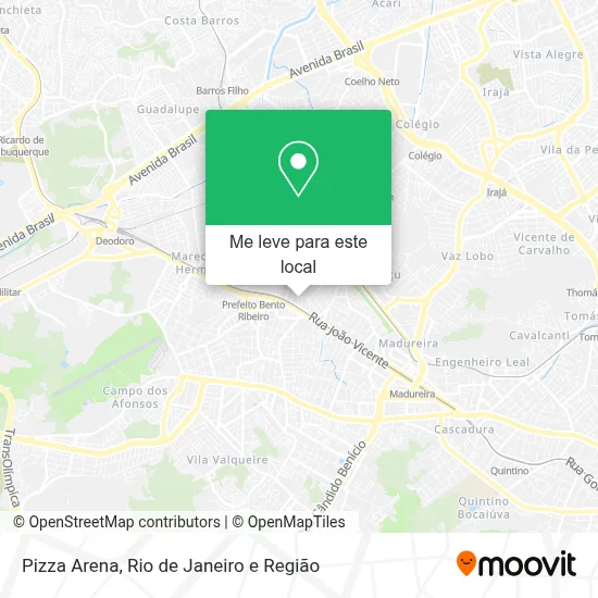 Pizza Arena mapa