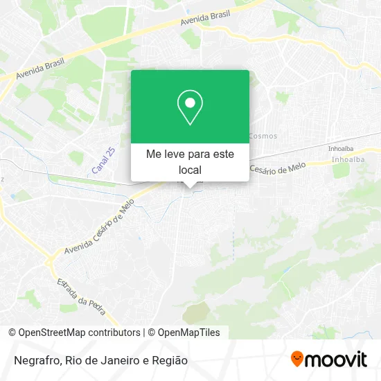 Negrafro mapa