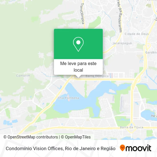 Condomínio Vision Offices mapa