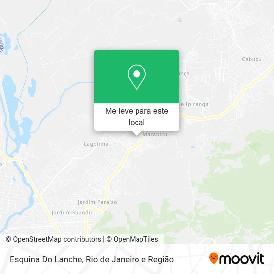 Esquina Do Lanche mapa