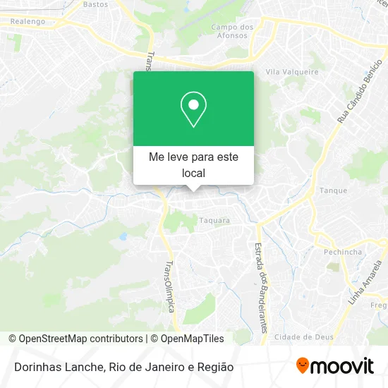 Dorinhas Lanche mapa