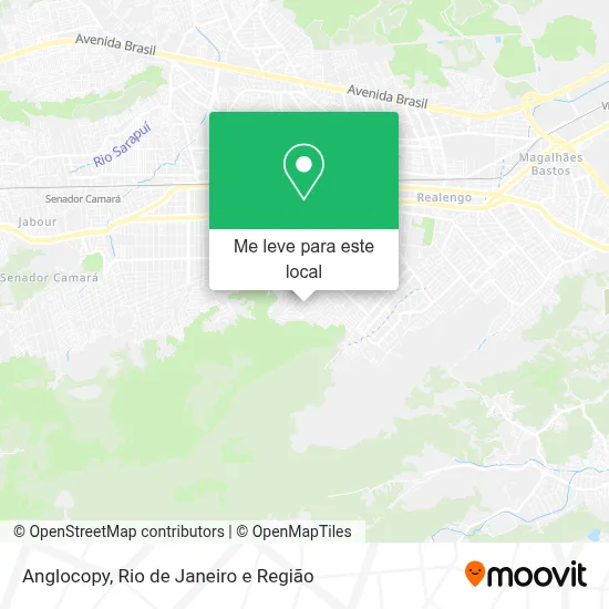 Anglocopy mapa