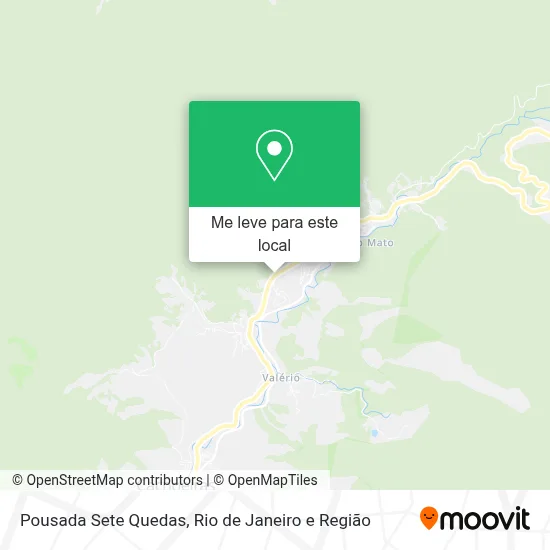 Pousada Sete Quedas mapa