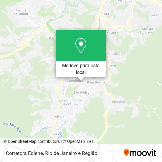Corretora Edlene mapa