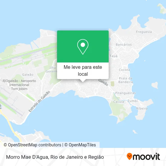 Morro Mae D'Agua mapa