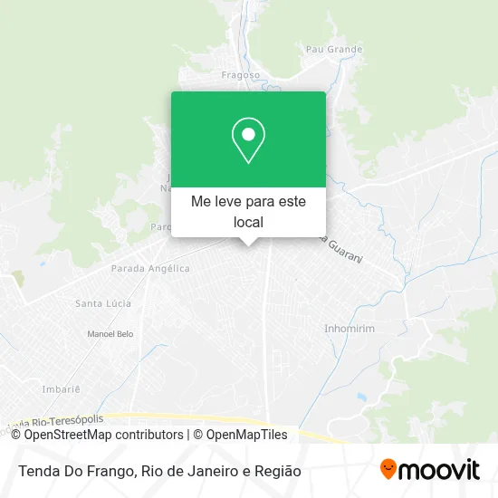 Tenda Do Frango mapa