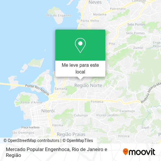 Mercado Popular Engenhoca mapa