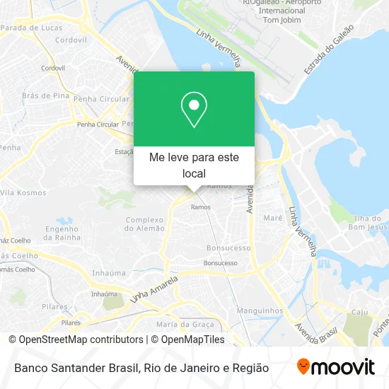 Banco Santander Brasil mapa