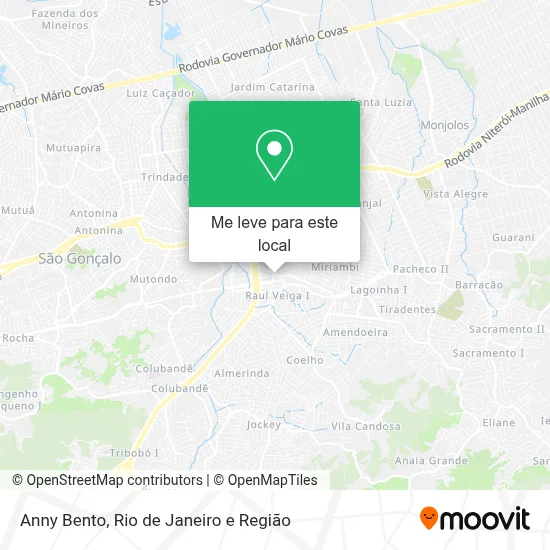 Anny Bento mapa