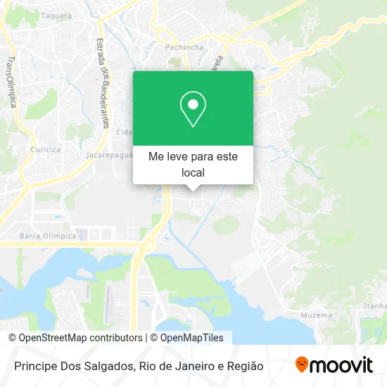 Principe Dos Salgados mapa