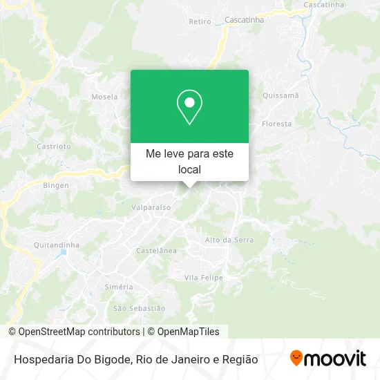 Hospedaria Do Bigode mapa