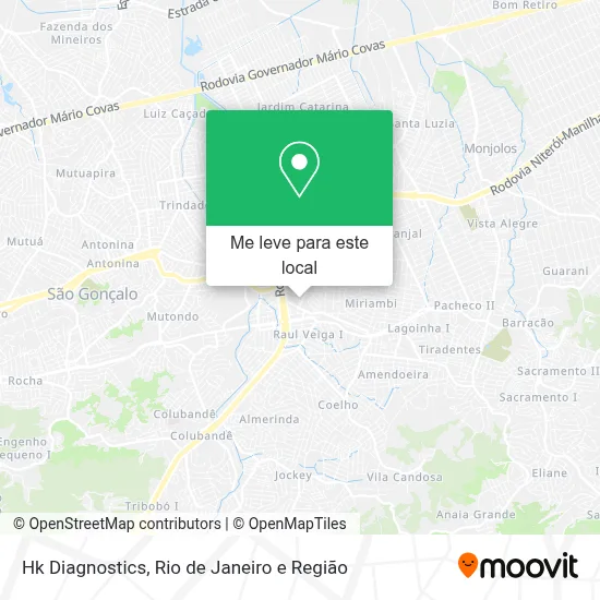 Hk Diagnostics mapa