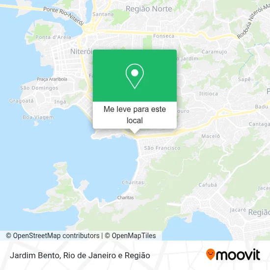 Jardim Bento mapa