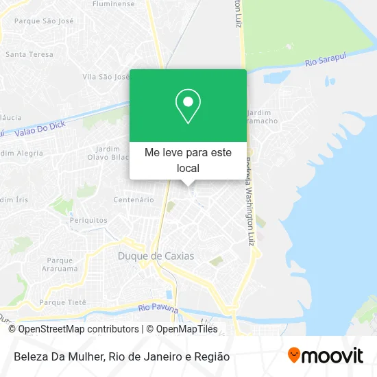 Beleza Da Mulher mapa