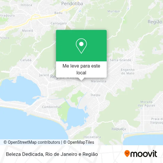 Beleza Dedicada mapa