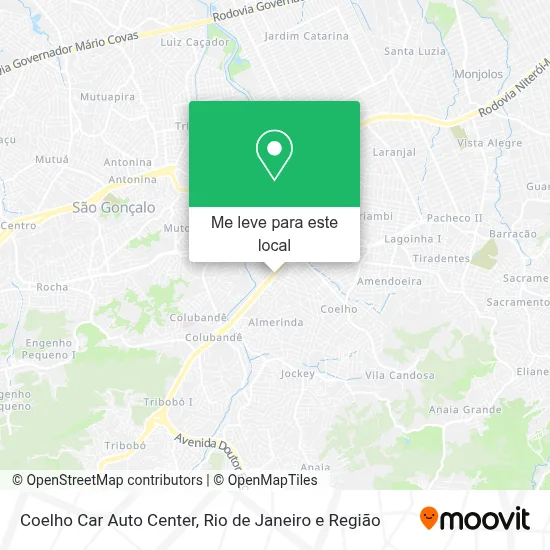 Coelho Car Auto Center mapa