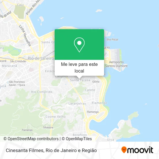 Cinesanta Filmes mapa