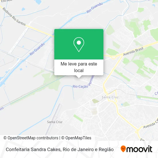 Confeitaria Sandra Cakes mapa