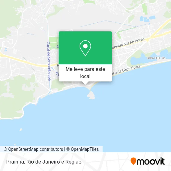 Prainha mapa