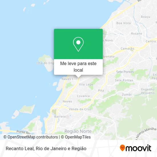 Recanto Leal mapa