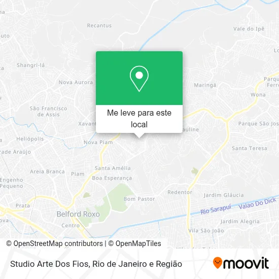 Studio Arte Dos Fios mapa