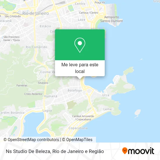 Ns Studio De Beleza mapa