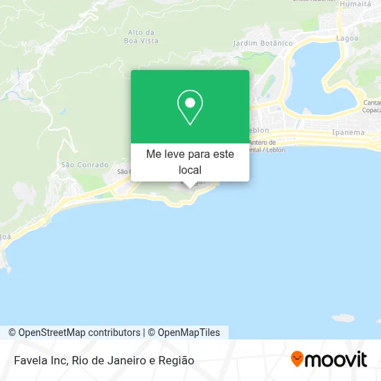 Favela Inc mapa