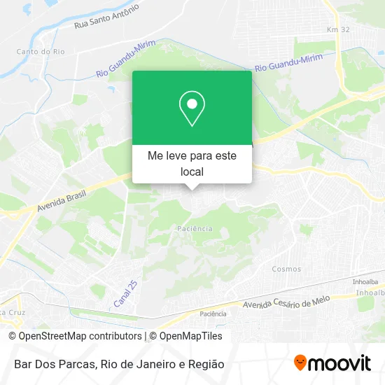 Bar Dos Parcas mapa